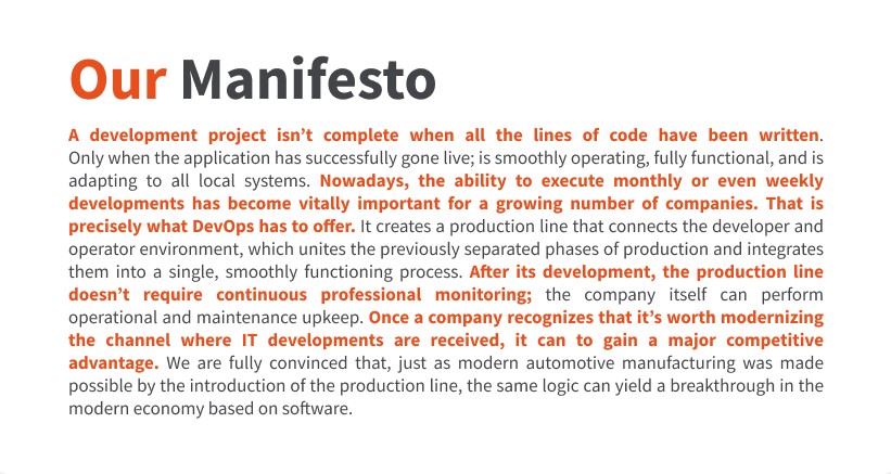 Our Manifesto, BlackBelt